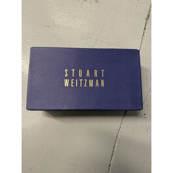 90s Stuart Weitzman Black Nylon Patent Pumps Heels Sz 10B | Wall Street Style - Picture 3 of 6